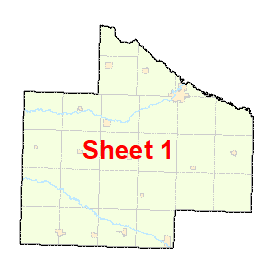 Redwood County image map with link to county map